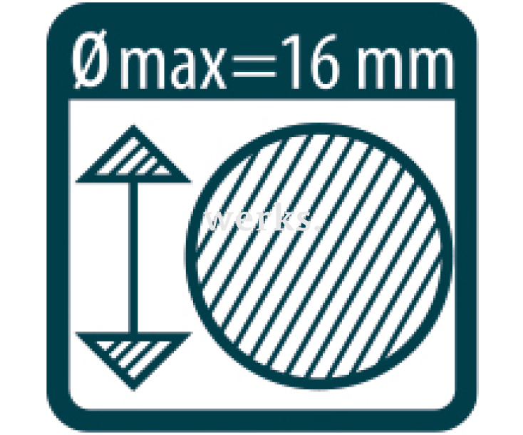 Точилка для строительных карандашей и мелков PICA 560-1 16 мм