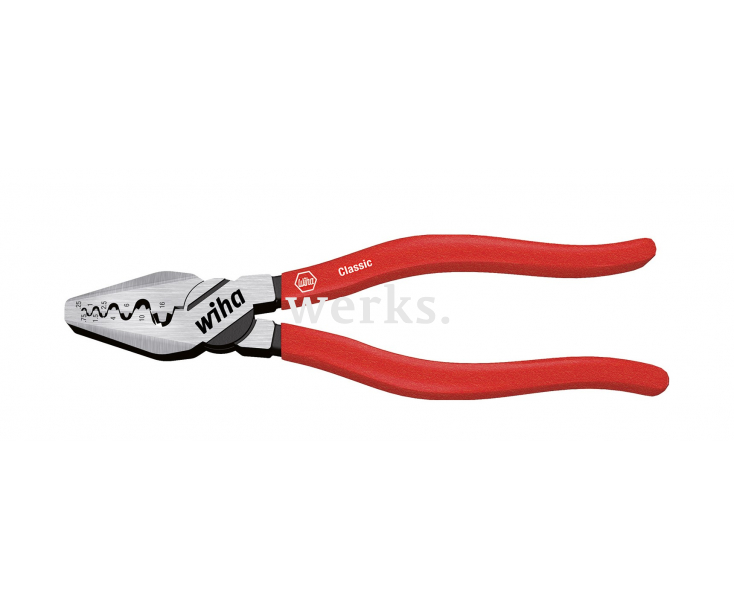 Пресс-клещи Wiha Classic для муфт для оконцевания жил Z 60 0 01 28330