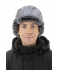 Шапка-ушанка Brodeks Extreme KM109 синий/серый (60)