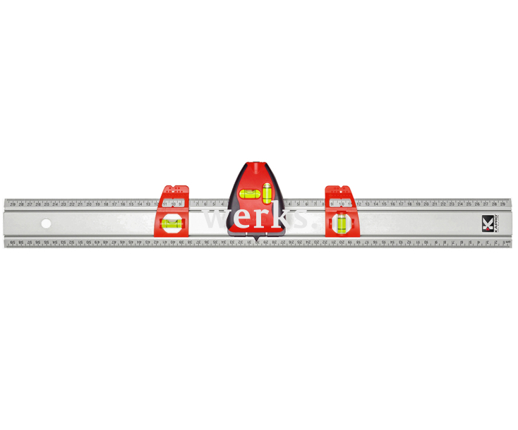 Линейка с лазерным разметчиком и уровнем 60 см Kapro 814-60