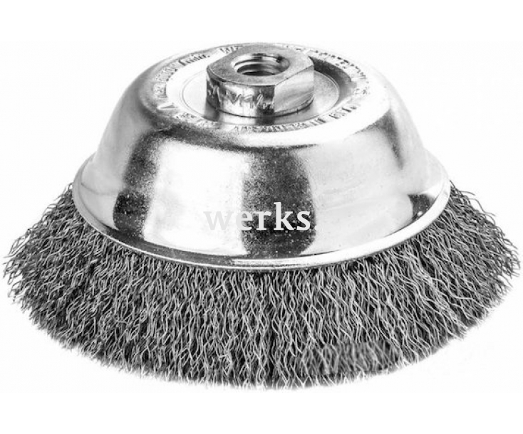 Щетка чашечная гофрир. Ø75 мм Lessmann 423 167