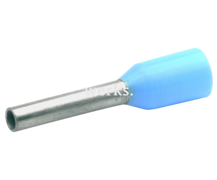 Наконечник втулочный голубой изолированный DIN 46228 0,75 мм² Klauke KLK1706 100 шт.