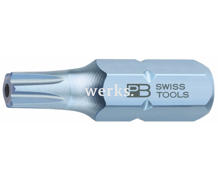 Бита TORX BO PrecisionBits C6,3 с внешним шестигранником 1/4 PB Swiss Tools PB C6.400B/10 T10H