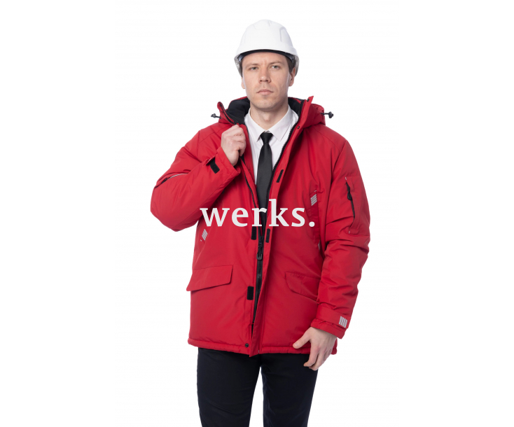 Зимняя куртка-парка Brodeks KW204 красный (XL)