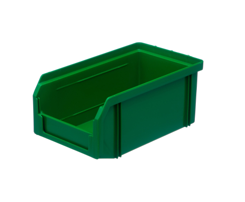 Пластиковый ящик Стелла-техник V-1-зеленый 171х102х75мм, 1 литр