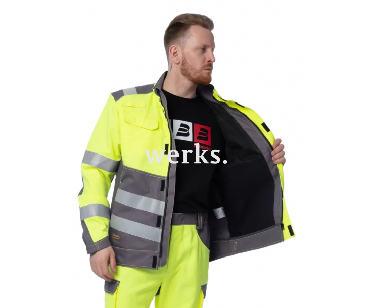 Мультизащитная куртка Brodeks MS28-61 желтый/серый (L)