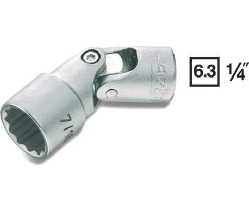 Торцовая головка 12-гранная шарнирная 6 мм 1/4" Hazet 850GZ-6