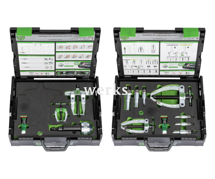 Набор для демонтажа подшипников KUKKO 24-A