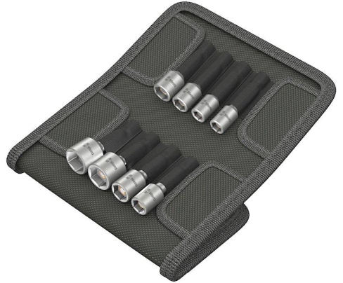 Набор торцовых головок 1/4" 869/4 M A SB с постоянным магнитом Wera WE-073495 8 шт.