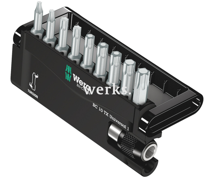 Bit-Check 10 TX Universal 1 Набор насадок и держатель Wera WE-056164