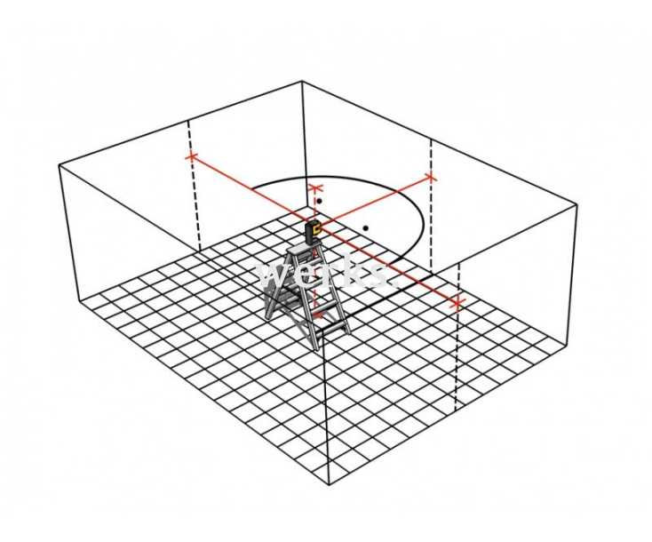 Построитель точек лазерный пятиточечный LA-5P Stabila 18328