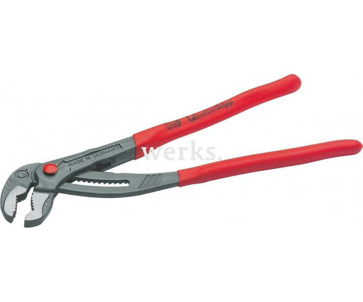 Клещи переставные QuattroGripp 320 мм NWS 1661-12-250 покрытие TitanFinish с обливными рукоятками