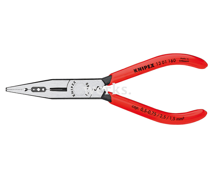 Плоскогубцы для монтажа проводов (0,5 - 0,75 мм) Knipex KN-1301160