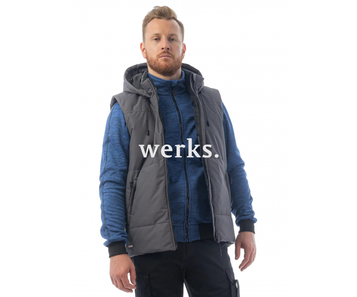 Жилет утепленный Brodeks KW112 серый (M)