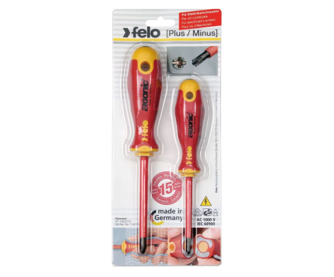 Набор отверток XENO SL/PZ Felo Ergonic VDE 2 шт. 41792191 в блистере