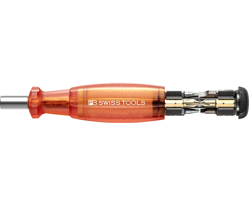 Универсальный магазинный держатель бит C6,3 1/4" Insider SL PH TX Multicraft PB Swiss Tools PB 6464.Red