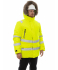 Зимняя сигнальная куртка-парка Brodeks KW 220 желтый с опушкой (XXXXL)