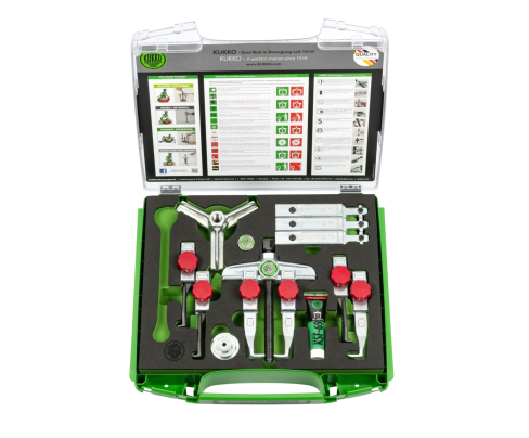 Съемник универсальный двухлапчатый с быстрорегулируемыми захватами (комплект) KUKKO K-2030-1+A