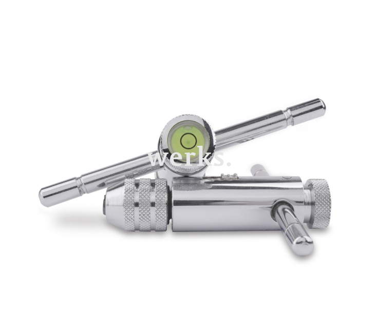 Вороток для метчиков с трещёткой Nr. 2 с уровнем Werks W.1224260