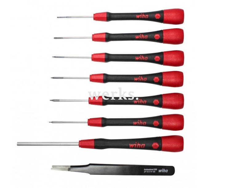 Набор прецизионных отверток PH PL Y TORX HEX Nut Wiha PicoFinish 266 K8 42995 для Apple