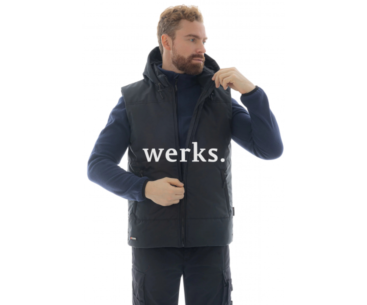 Жилет утепленный Brodeks KW112 черный (XL)