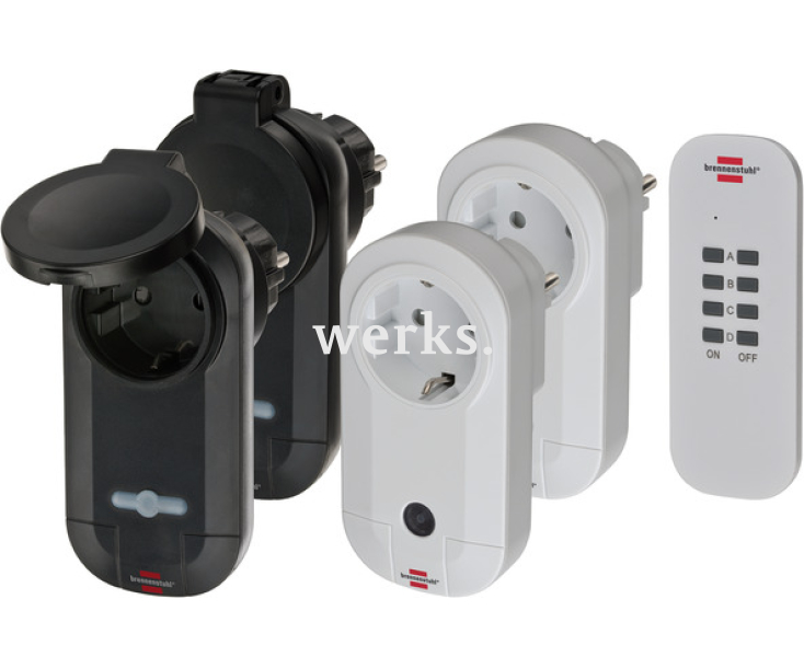 Розетки с пультом управления Brennenstuhl Comfort-Line 1507060 5 предметов