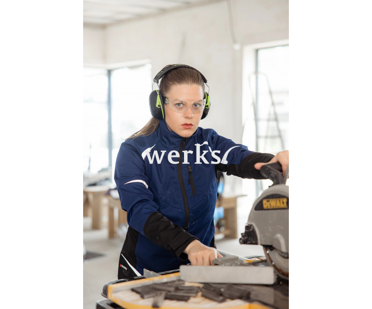 Женская рабочая куртка Brodeks KS228 синий/черный (L)