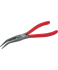 Длинногубцы радиомонтажника 170 мм NWS 141-62-170 с обливными рукоятками и покрытием TitanFinish