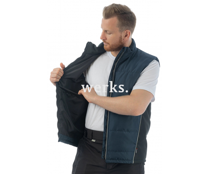 Жилет утепленный Brodeks KW101 синий/черный (M)