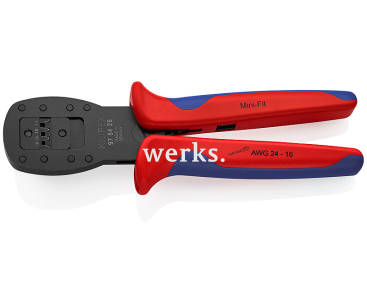 Обжимные клещи параллельного обжима для миниатюрных разъемов Micro-Fit Knipex KN-975426