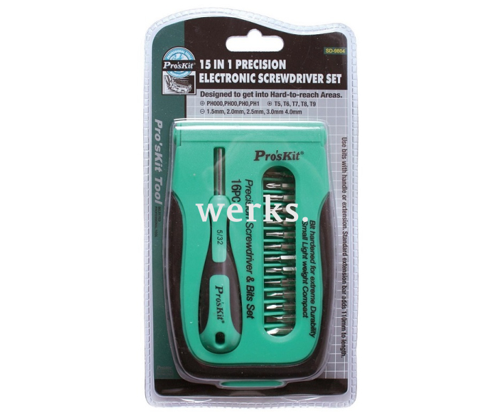 Отвертка ProsKit SD-9804 с набором прециз. бит
