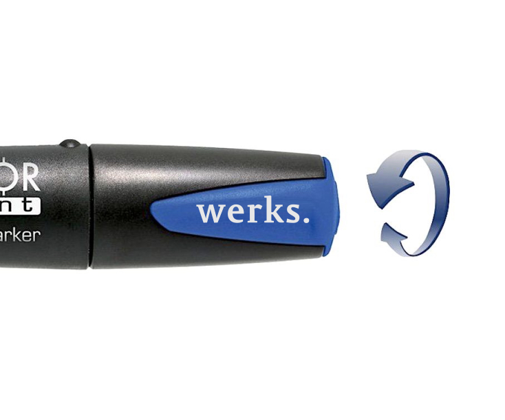 Маркер строительный Pica-Visor оранжевый 990/054