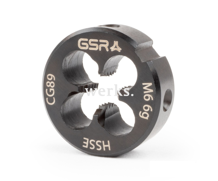 Плашка 25x9 B HSSE-VAP M 6 Silver Werks W.14548