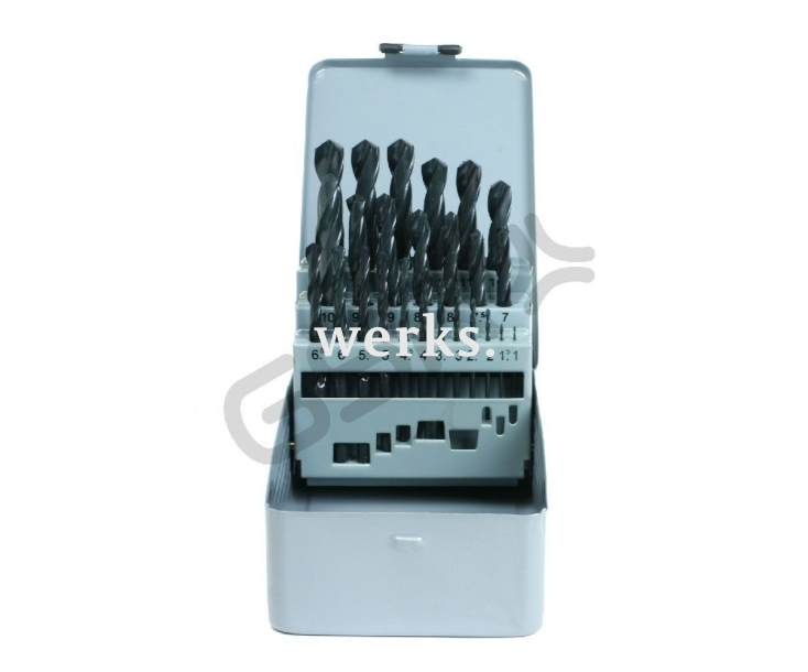 Набор свёрл DIN 338 HSS-R 1,0-13,0 мм 25 шт GSR 08340300