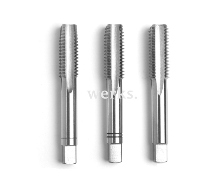 Ручные метчики набором DIN 352 HSSE M 27 Werks W.214640