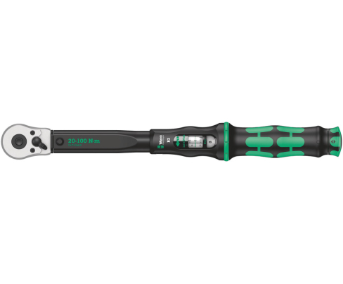 Динамометрический ключ Wera Click-Torque B 2 20-100 Nm с трещоткой с реверсом WE-075611