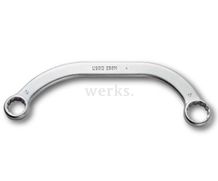 Ключ гаечный двусторонний стартерный 14x17 мм USAG 258 N 258302