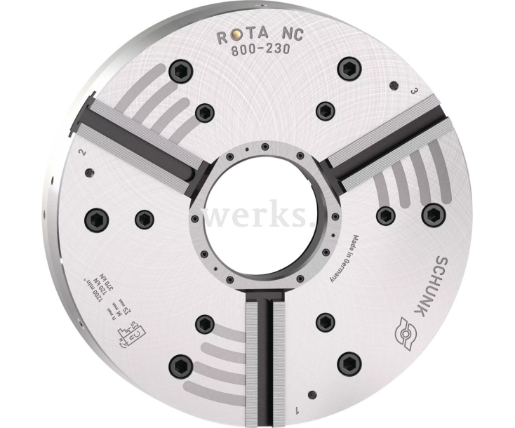 Токарный патрон Schunk ROTA NC 800-230 Z520-SV90°