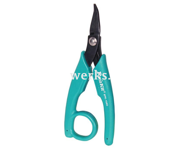 Минидлинногубцы прецизионные изогнутые 8PK-105D