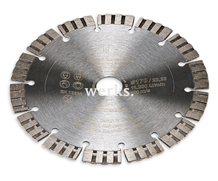 Алмазный отрезной диск 170 x 22,2 мм Flex 347515