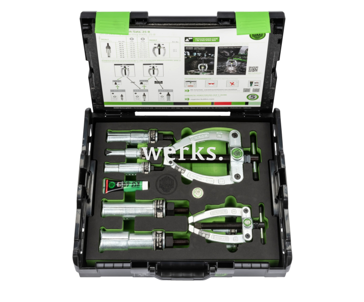 Набор для демонтажа подшипников KUKKO 25-B