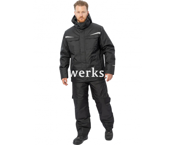 Зимний рабочий костюм Brodeks KW603 черный (L)