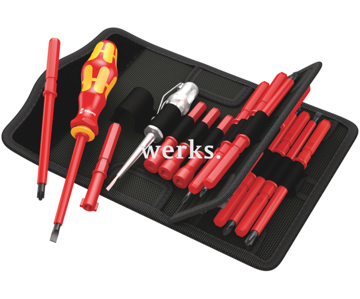 Набор отверток PH PZ PZ/S SL Wera Kraftform Kompakt VDE 60 i/62 i/65 i/18 WE-003471 изолированных