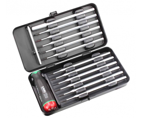 Набор с динамометр. отверткой 0.6-1.5 Нм и битами Felo SL PH PZ TORX TORX TR 14 предметов 10099116