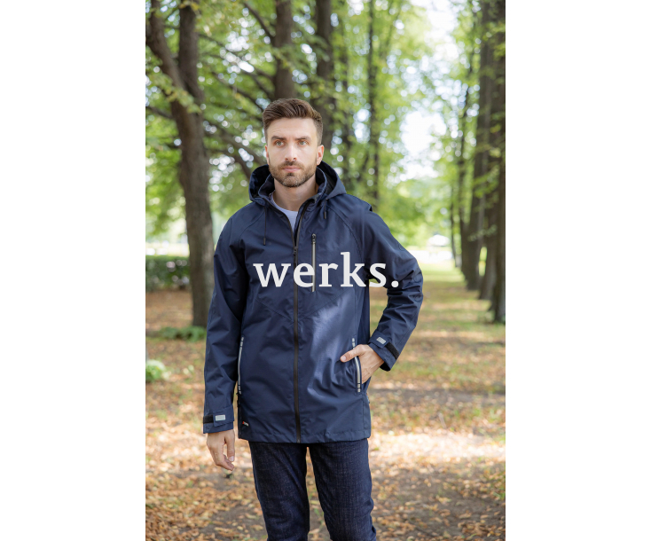 Летняя куртка-парка Brodeks KS213 синяя (4XL)