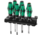 Набор отверток SL PH PZ TORX Wera Kraftform Plus Lasertip 335/350/367/7 WE-320540  + подставка
