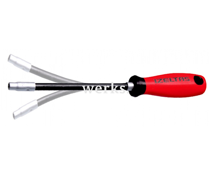Отвертка-битодержатель магнитный 1/4"х170 Izeltas 4788196160 с гибким стержнем