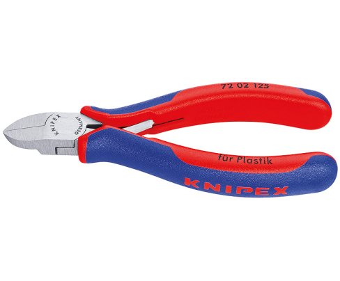 Кусачки боковые для пластмассы Knipex KN-7202125