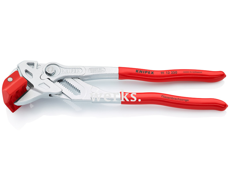 Кусачки для разламывания кафельной плитки Knipex KN-9113250SB хромированные в блистере
