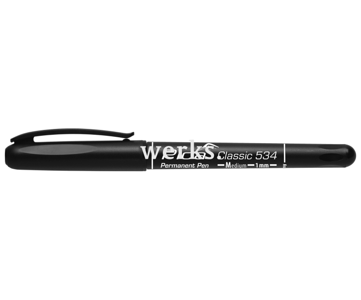 Маркер Classic Medium тонкий черный Pica 534/46